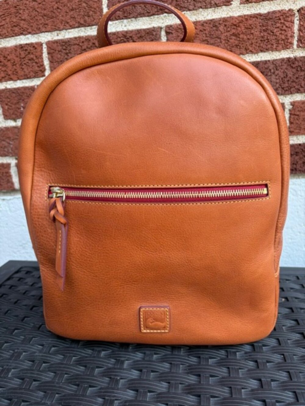 DOONEY AND BOURKE FLORENTINE RONNIE BACKPACK - NATURAL
